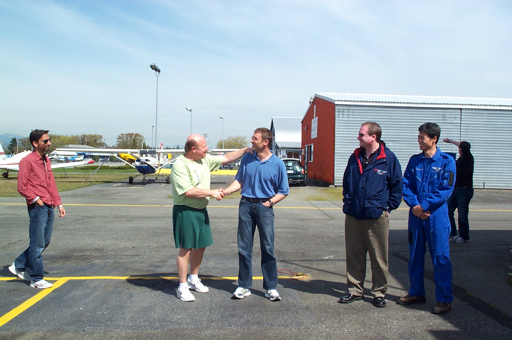 Beda Grunder, Flight Instructor, Langley Flying School.