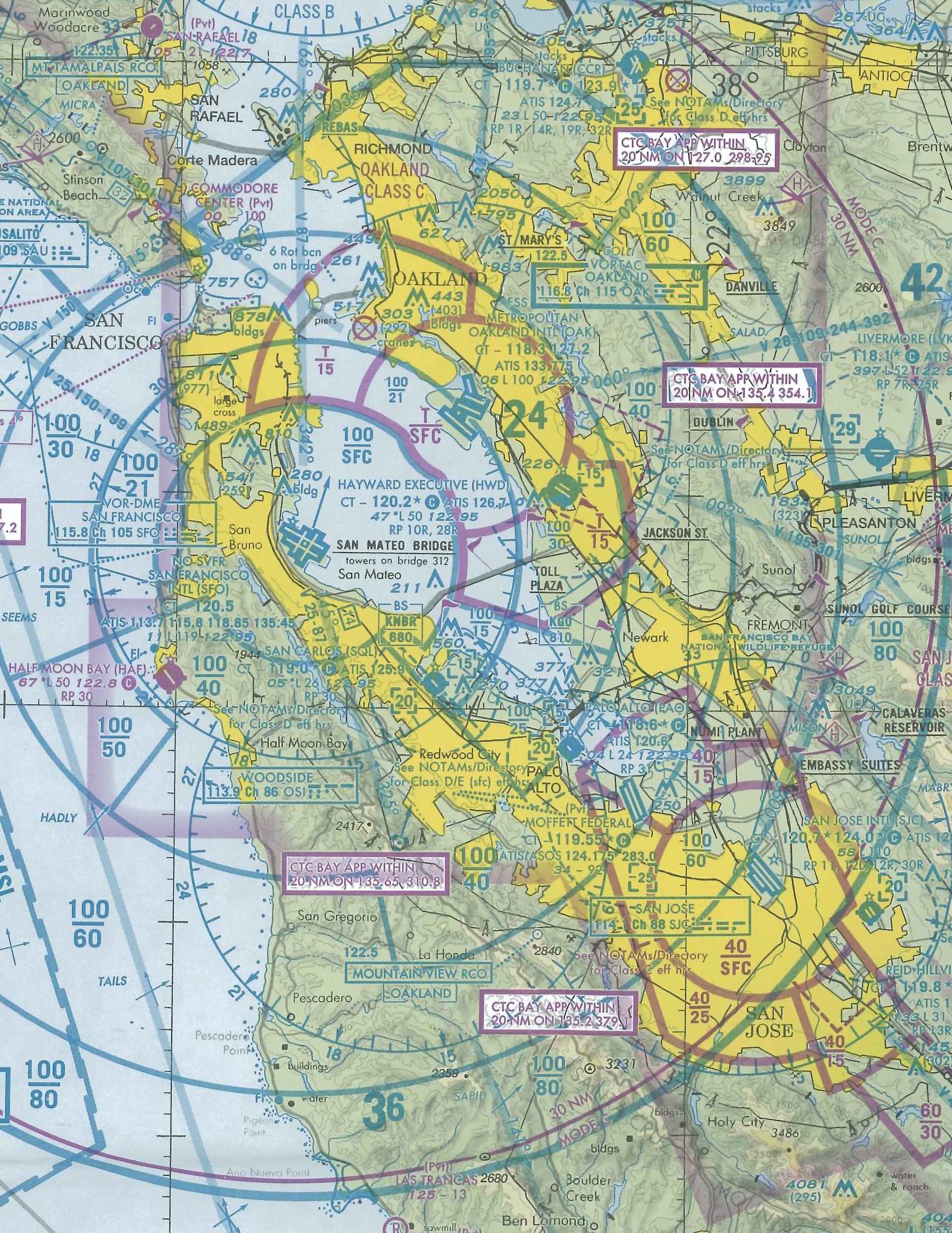 Map Room, San Francisco, Langley Flying School