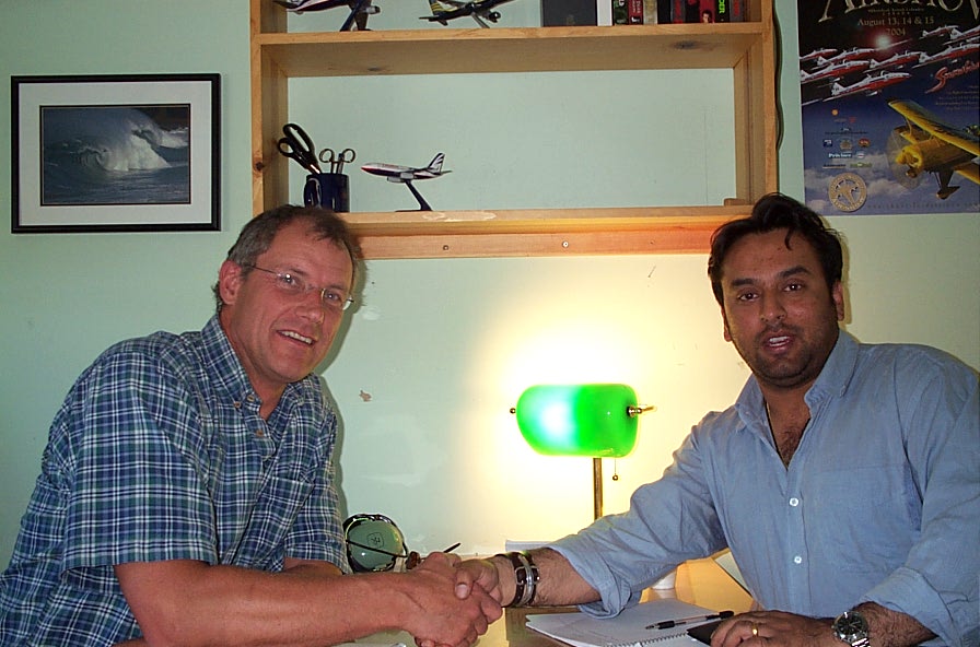 Congratulations again to Abhitab Dhillon, who successfully completed his Group 1 (Multi-engine) Instrument Rating Flight Test on Seneca GURW with Pilot Examiner Matt Edwards on June 23, 2006. 